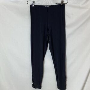 SYMPLI Gray Leggings With Criss Cross Ankles Size 6